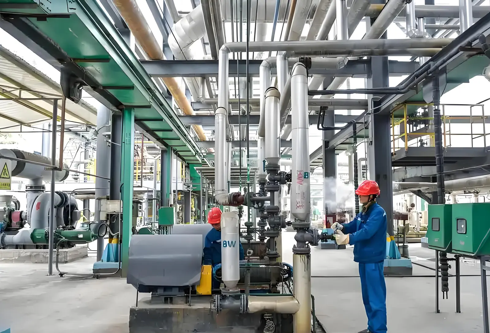 Instalación industrial de la casa matriz de QG Chemicals